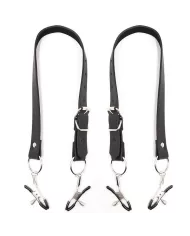 OHMAMA FETISH - PINCES CLITORIS AVEC SANGLES DE JAMBES