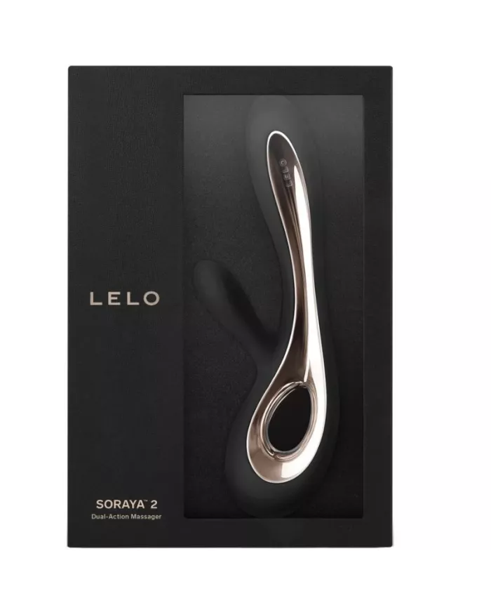LELO - VIBRATEUR SORAYA 2 LAPIN NOIR LELO - VIBRATEUR SORAYA 2 LAPIN NOIR