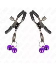 KINK - PINCE À METON DOUBLE CLOCHE VIOLET 6 CM