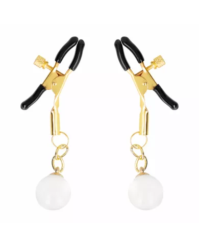 KINK - PINCES À METON BILLES DE VERRE OR 6 CM