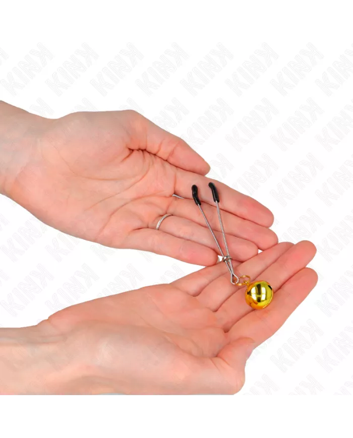 KINK - PINCES À TÉLÉPHONE MINCE CLOCHE OR 7 CM