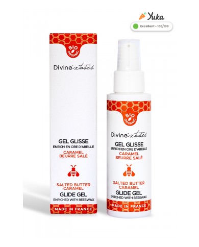 Lubrifiant Bio caramel beurre salé 100ml - Divinexstases