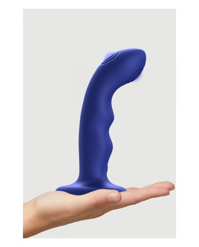 Vibro Tapping dildo wave bleu - Strap on Me