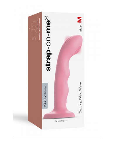 Vibro Tapping dildo wave rose - Strap on Me