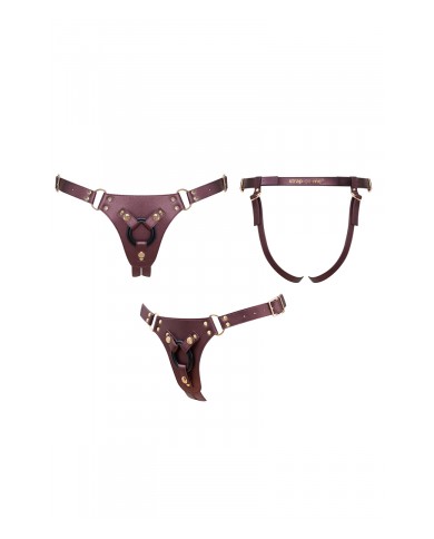 Harnais Generous aubergine - Strap On Me