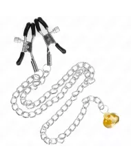 KINK - PINCES À TÉLÉTON CHAÎNE AVEC PENDENTIF CORNE 30 CM KINK - PINCES À TÉLÉTON CHAÎNE AVEC PENDENTIF CORNE 30 CM