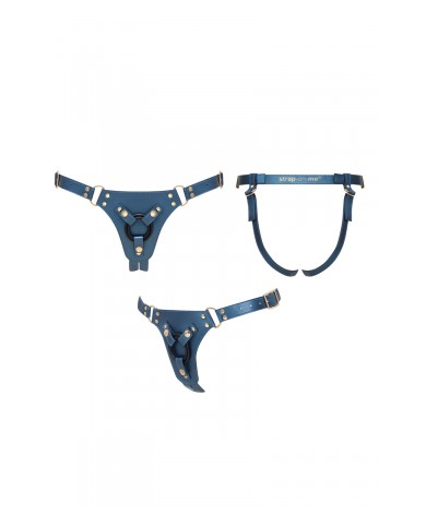 Harnais Generous bleu - Strap On Me