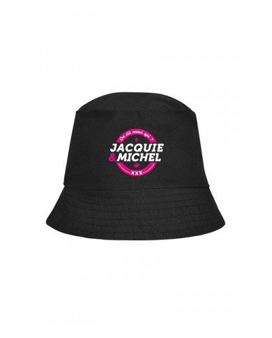 Bob Jacquie et Michel noir - logo rond