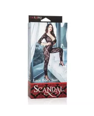 CALEXOTICS - SCANDAL BODY EN DENTELLE NOIRE CALEXOTICS - SCANDAL BODY EN DENTELLE NOIRE