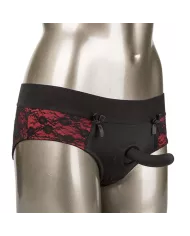 CALEXOTICS - SCANDAL ENSEMBLE DE CULOTTES SANS ENTREJAMBE AVEC GODE TAILLE L/XL CALEXOTICS - SCANDAL ENSEMBLE DE CULOTTES SANS ENTREJAMBE AVEC GODE TAILLE L/XL