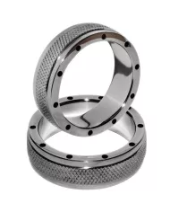 METAL HARD - ANNEAU POUR PÉNIS ET TESTICULES 45MM