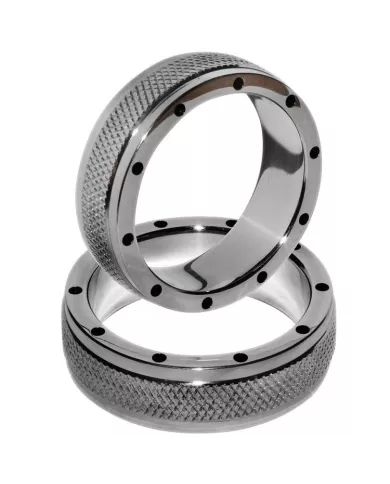 METAL HARD - ANNEAU POUR PÉNIS ET TESTICULES 50MM