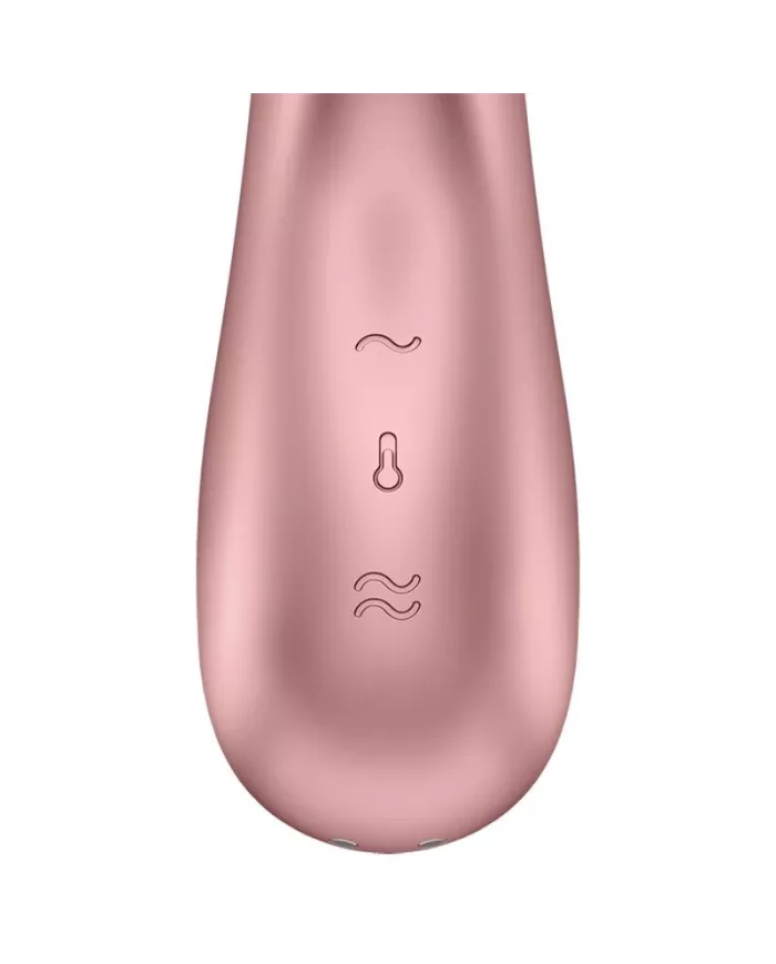 SATISFYER - VIBRATEUR HOT LOVER ROSE & BEIGE SATISFYER - VIBRATEUR HOT LOVER ROSE & BEIGE