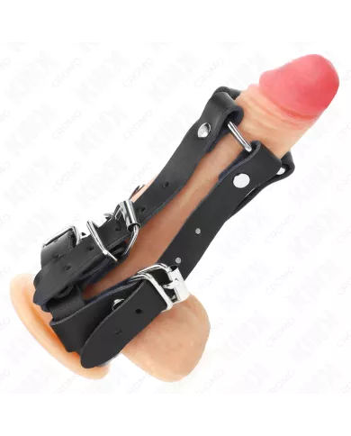 KINK - ANNEAU PÉNIS AVEC PLUSIEURS SANGLES RÉGLABLES KINK - ANNEAU PÉNIS AVEC PLUSIEURS SANGLES RÉGLABLES