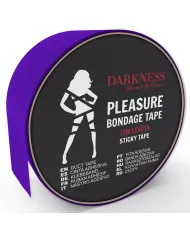DARKNESS - RUBAN ADHÉSIF BONDAGE LILAS 15M DARKNESS - RUBAN ADHÉSIF BONDAGE LILAS 15M