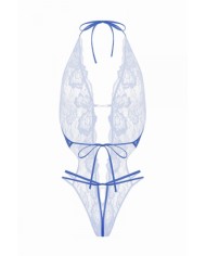 Body string ouvert Renee bleu - Christine