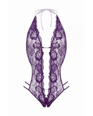 Body string ouvert Renee violet - Christine