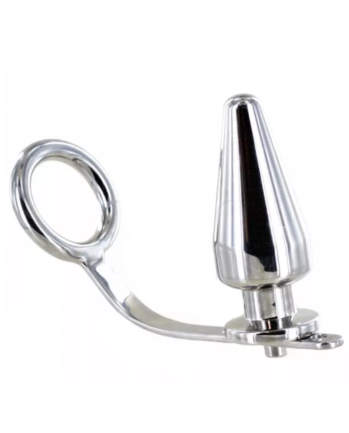 METAL HARD - ANNEAU EN ACIER AVEC PLUG ANAL 80 X 55 MM METAL HARD - ANNEAU EN ACIER AVEC PLUG ANAL 80 X 55 MM