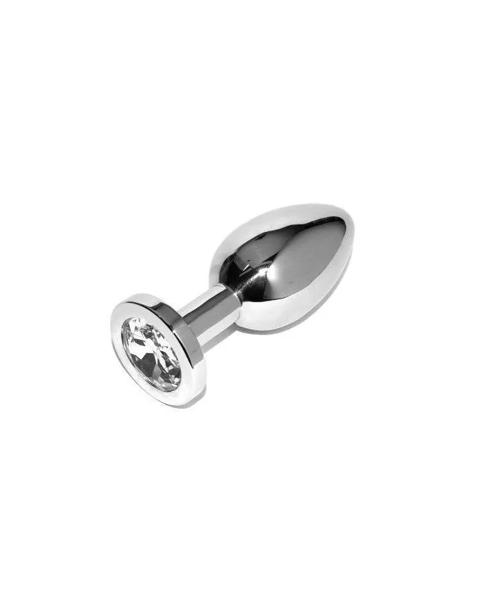 METAL HARD - PLUG ANAL DIAMANT TRANSPARENT PETIT 5,71CM METAL HARD - PLUG ANAL DIAMANT TRANSPARENT PETIT 5,71CM