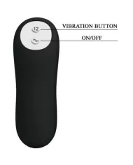 PRETTY LOVE - PLUG ANAL EN SILICONE FORME PÉNIS ET 12 MODES DE VIBRATION NOIR PRETTY LOVE - PLUG ANAL EN SILICONE FORME PÉNIS ET 12 MODES DE VIBRATION NOIR
