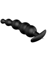 PRETTY LOVE - PLUG ANAL SILICONE EXTRA STIMULATION ET 12 MODES DE VIBRATION NOIR PRETTY LOVE - PLUG ANAL SILICONE EXTRA STIMULATION ET 12 MODES DE VIBRATION NOIR