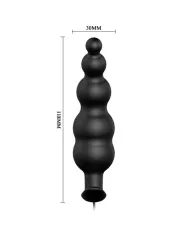 PRETTY LOVE - PLUG ANAL SILICONE EXTRA STIMULATION ET 12 MODES DE VIBRATION NOIR PRETTY LOVE - PLUG ANAL SILICONE EXTRA STIMULATION ET 12 MODES DE VIBRATION NOIR