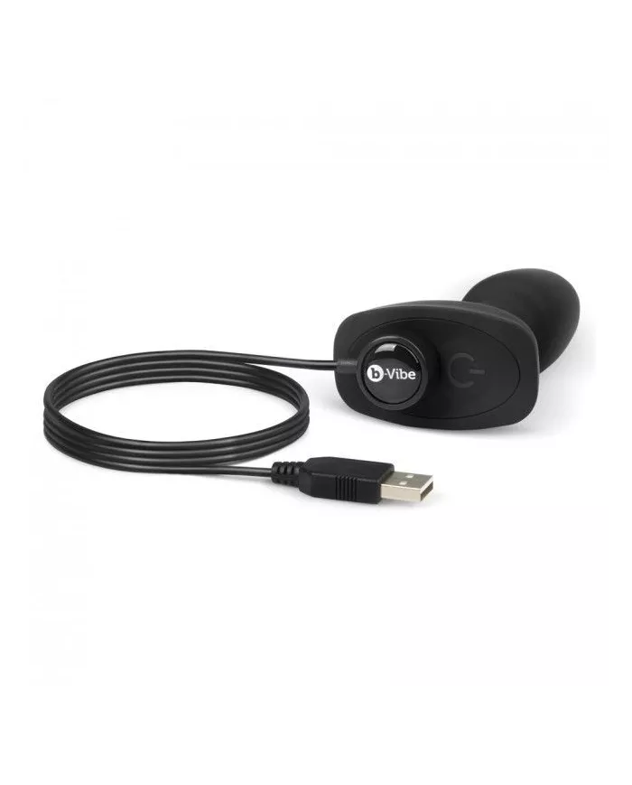 B-VIBE - RIMMING TÉLÉCOMMANDE PLUG ANAL PETITE NOIR B-VIBE - RIMMING TÉLÉCOMMANDE PLUG ANAL PETITE NOIR