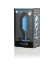 B-VIBE - SNUG PLUG ANAL 3 BLEU CIEL B-VIBE - SNUG PLUG ANAL 3 BLEU CIEL