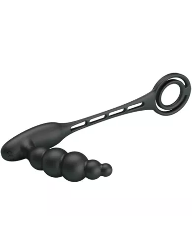 PRETTY LOVE - ANNEAUX PÉNIS AVEC PLUG VIBRATEUR