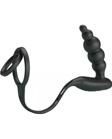 PRETTY LOVE - ANNEAUX PÉNIS AVEC PLUG VIBRATEUR