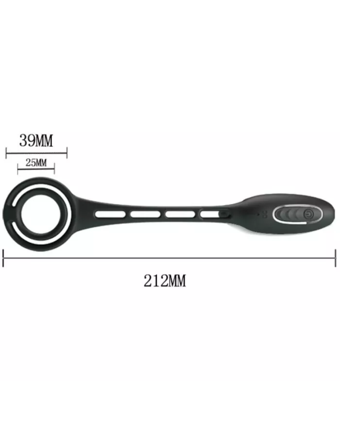 PRETTY LOVE - ANNEAUX PÉNIS AVEC PLUG VIBRATEUR PRETTY LOVE - ANNEAUX PÉNIS AVEC PLUG VIBRATEUR