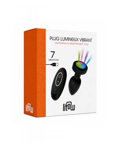 Plug anal lumineux télécommandé - Litolu