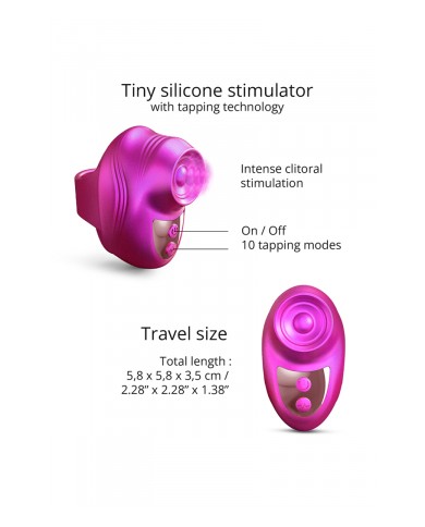 Stimulateur clitoridien Kisscool fuchsia - Love to Love