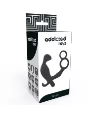 ADDICTED TOYS - PLUG ANAL AVEC DOUBLE ANNEAU PÉNIS ET TESTICULES NOIR ADDICTED TOYS - PLUG ANAL AVEC DOUBLE ANNEAU PÉNIS ET TESTICULES NOIR