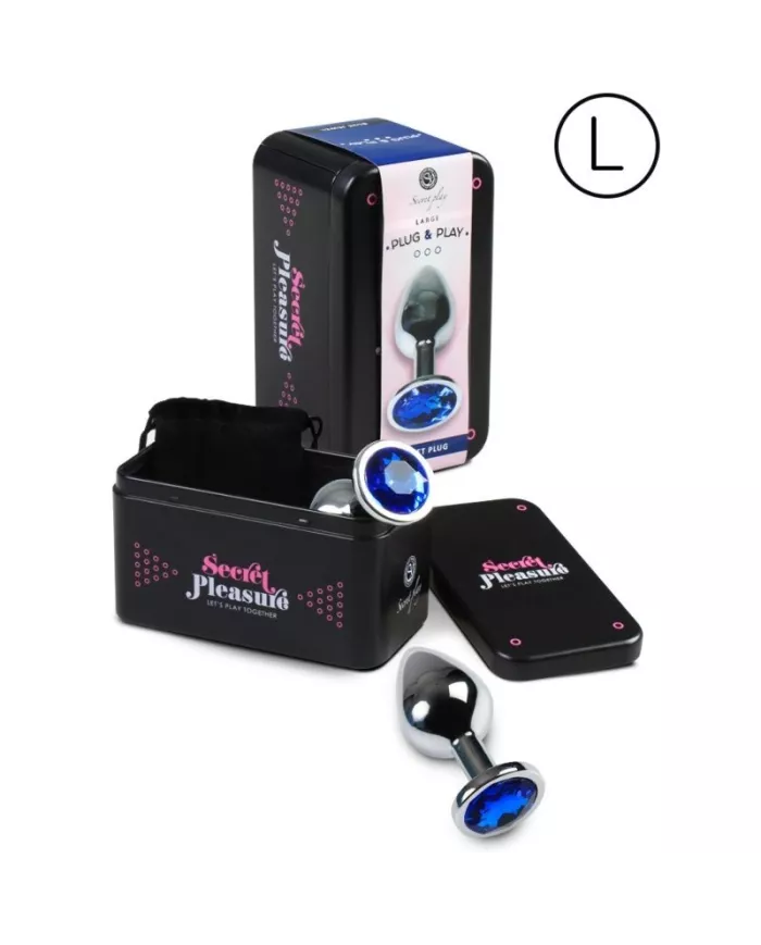 SECRETPLAY - PLUG ANAL TAILLE L BLEU SECRETPLAY - PLUG ANAL TAILLE L BLEU