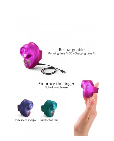 Stimulateur clitoridien Kisscool fuchsia - Love to Love
