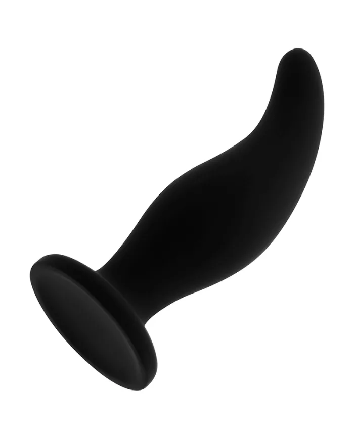 OHMAMA - PLUG ANAL EN SILICONE COURBÉ POINT P 12 CM OHMAMA - PLUG ANAL EN SILICONE COURBÉ POINT P 12 CM