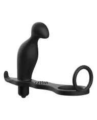 ADDICTED TOYS - PLUG ANAL AVEC ANNEAU EN SILICONE NOIR 12 CM