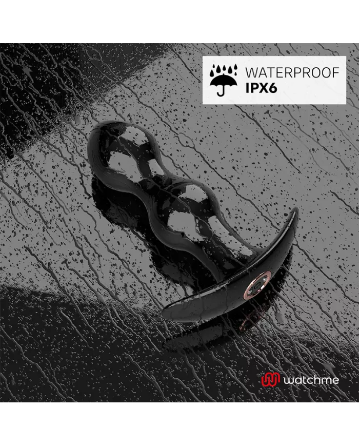 ANBIGUO - WATCHME TÉLÉCOMMANDE PLUG VIBRATEUR ANAL TIBERIO