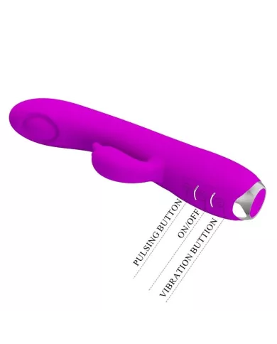 PRETTY LOVE - VIBRATEUR REGINA - ONDES STIMULANTES RECHARGEABLES VIOLET