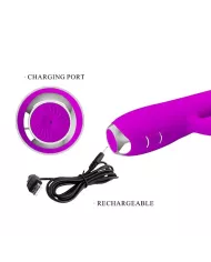 PRETTY LOVE - VIBRATEUR REGINA - ONDES STIMULANTES RECHARGEABLES VIOLET