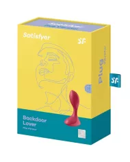 SATISFYER - BOUCHON VIBRANT BACKDOOR LOVER ROUGE SATISFYER - BOUCHON VIBRANT BACKDOOR LOVER ROUGE