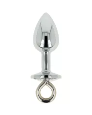 PLUG ANAL EN MÉTAL OHMAMA FETISH AVEC ANNEAU PLUG ANAL EN MÉTAL OHMAMA FETISH AVEC ANNEAU
