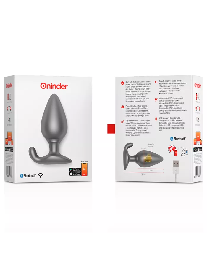 ONINDER - PLUG ANAL VIBRANT RIO NOIR - APPLICATION GRATUITE