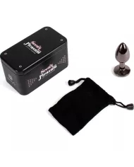 SECRETPLAY - PLUG ANAL EN GUNMETAL PETITE TAILLE 7 CM