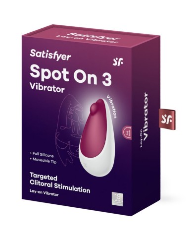 SATISFYER - SPOT ON 3 STIMULATEUR CLITORAL BAIES