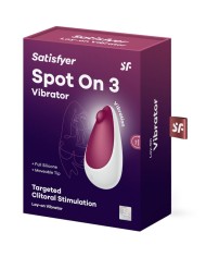 SATISFYER - SPOT ON 3 STIMULATEUR CLITORAL BAIES