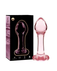 NEBULA SERIES BY IBIZA - PLUG ANAL MODÈLE 2 VERRE BOROSILICATE ROSE 11 CM -O- 3.5 CM NEBULA SERIES BY IBIZA - PLUG ANAL MODÈLE 2 VERRE BOROSILICATE ROSE 11 CM -O- 3.5 CM