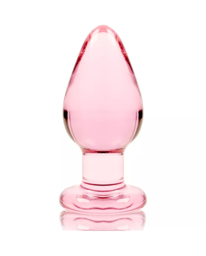 NEBULA SERIES BY IBIZA - PLUG ANAL MODÈLE 3 VERRE BOROSILICATE ROSE 11 CM -O- 5 CM