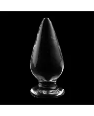 NEBULA SERIES BY IBIZA - PLUG ANAL MODÈLE 4 VERRE BOROSILICATE CLAIR 11 CM -O- 5 CM